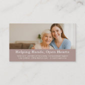 Home Help Zorgverlener QR-code gecertificeerde ond Visitekaartje (Achterkant)