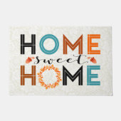 Home Herfst Wreath Deurmat (Voorkant)