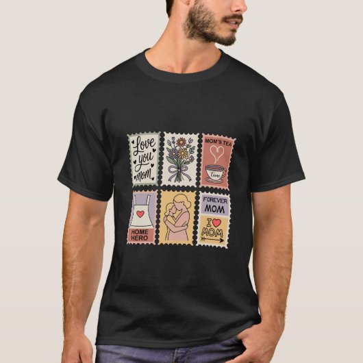 home hero mama design T-shirt (Voorkant)