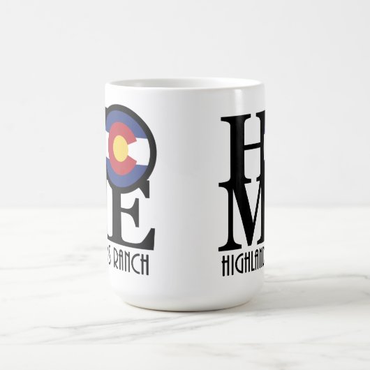 HOME Highlands Ranch Colorado 15oz Koffiemok (Center)