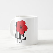 HOME Hilo Hawaii Rood 11oz Koffiemok (Voorkant links)