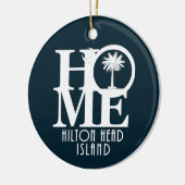 HOME Hilton Head Island Keramisch Ornament (Links)