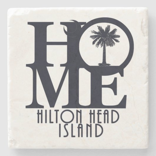 HOME Hilton Head Island Stone Onderzetter (Voorkant)