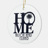 HOME Hilton Head Island Stone Onderzetter Keramisch Ornament (Links)