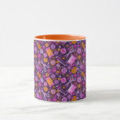 Home Hobby Naaien Crafter Collage Patroon Paarse Mok (Midden)