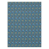 Home Hobby Seft Craft Paper Collage Pattern Blue Tafelkleed (Voorkant)