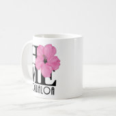 HOME Holualoa roze 11oz Koffiemok (Voorkant links)