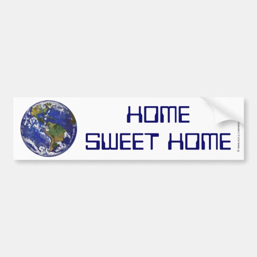Home Home Earth Bumpersticker (Voorkant)