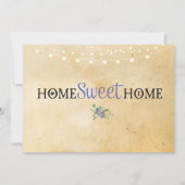 Home Home Housewarming Party Key Uitnodigen Kaart (Achterkant)