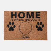 Home Hond Kat Liefhebber Deurmat (Voorkant)