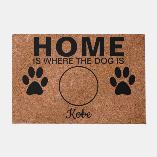 Home Hond Kat Liefhebber Deurmat (Voorkant)