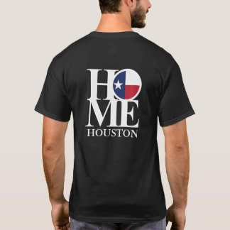 HOME Houston Texas Black T-shirt