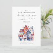 Home - Huis Warming Party Kaart (Staand voorkant)