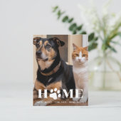 Home Huisdier Foto We hebben verhuisd Nieuw Adres  Aankondiging (Staand voorkant)