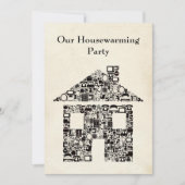 Home Huisverwarming Reno Party Uitnodiging (Voorkant)