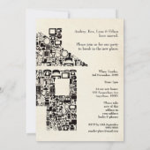 Home Huisverwarming Reno Party Uitnodiging (Achterkant)