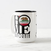 HOME Huntington Beach 15oz Tweekleurige Koffiemok (Voorkant links)