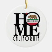 HOME Huntington Beach California Keramisch Ornament (Voorkant)