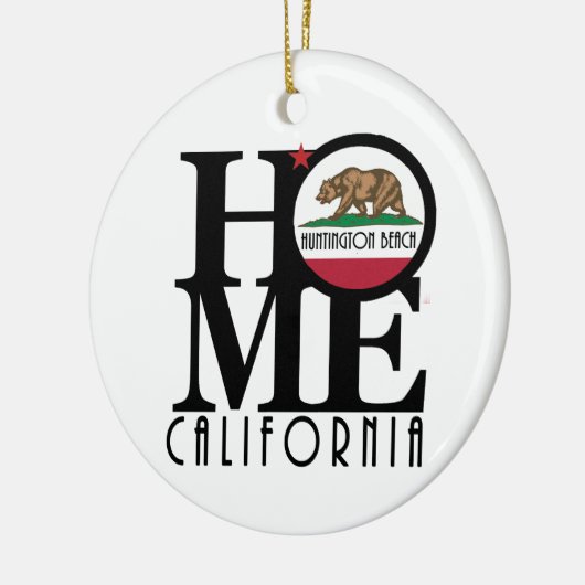 HOME Huntington Beach California Keramisch Ornament (Links)
