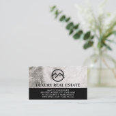 Home Icon Marble Visitekaartje (Staand voorkant)