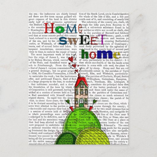 Home-illustratie Briefkaart (Voorkant)