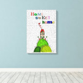 Home-illustratie Canvas Afdruk (Insitu (Houten vloer))