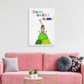 Home-illustratie Canvas Afdruk (Insitu (Woonkamer))