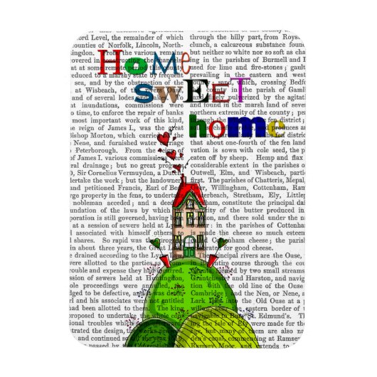 Home-illustratie Magneet (Verticaal)