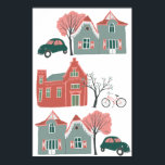 Home-illustratie Poster<br><div class="desc">Homepage. Bekijk mijn winkel ook voor meer design!</div>