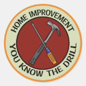 Home Improvement Sticker (Voorkant)