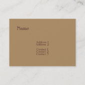 Home Improvements Visitekaartje (Achterkant)