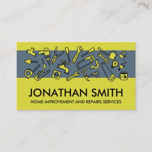 Home Improving Handyman Services Visitekaartje (Voorkant)