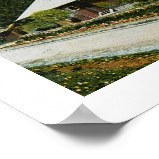 Home in Altadena, Mt. Wilson CA 1910  Poster (Hoek)