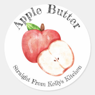 Home Inblikken Bedrijf Apple Butter Food Label