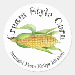 Home Inblikken Business Cream Style Maïs Etiket