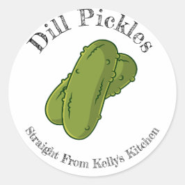 Home Inblikken Business Dill Pickles Etiket