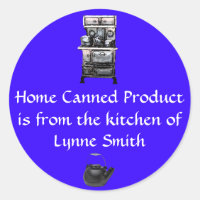 Home Inblikken Label Oude Kachel, gepersonaliseerd