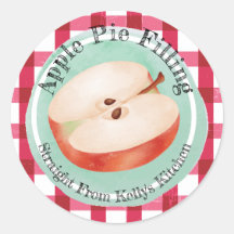 Home Inblikken Zakelijk Apple Pie Filling Label