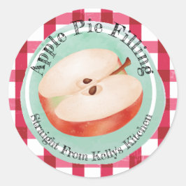 Home Inblikken Zakelijk Apple Pie Filling Label