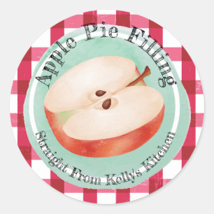 Home Inblikken Zakelijk Apple Pie Filling Label