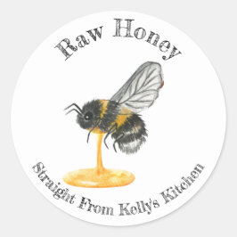 Home Inblikken Zakelijk Raw Honey Food Label