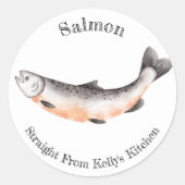 Home Inblikken Zakelijk Zalm Etiket (Voorkant)
