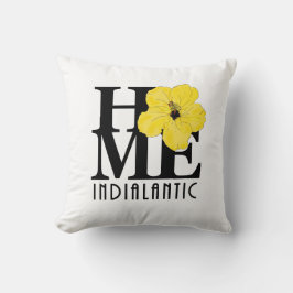 HOME Indialantic Florida Yellow Hibiscus Kussen
