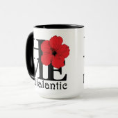 HOME Indialantic Red Hibiscus 15oz Mok (Voorkant links)
