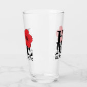 HOME Indialantic Red Hibiscus Glas (Links)