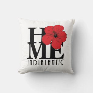 HOME Indialantic Red Hibiscus Kussen