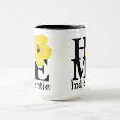 HOME Indialantic Yellow Hibiscus 15oz Mok (Midden)
