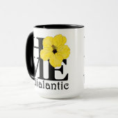 HOME Indialantic Yellow Hibiscus 15oz Mok (Voorkant links)