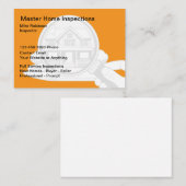 Home Inspectie Diensten Moderne Visitekaartjes (Voorkant / Achterkant)
