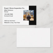 Home Inspectie Diensten Visitekaartje (Voorkant / Achterkant)